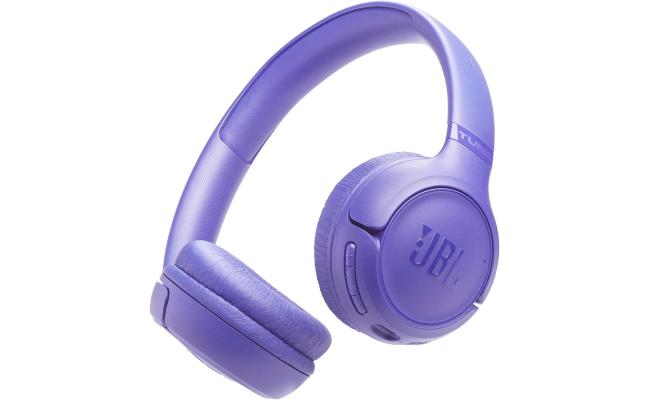 JBL Tune 530 BT Wireless On-Ear Headphones with JBL Pure Bass Sound, Bluetooth 6.0, Foldable Design and 76-Hour Battery Life, Google Fast Pair/Microsoft Swift Pair, Purple